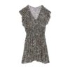 Vestito Liu-jo donna animalier corto con volant
