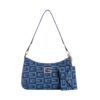 Borsa Guess denim G logo shoulder
