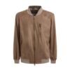 Giacca Guess in suede in simil pelle con zip