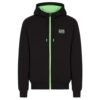 Felpa EA7 con cappuccio e zip
