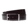 Cintura Trussardi reversibile squared