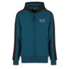 Felpa EA7 con cappuccio in misto cotone