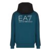 Felpa EA7 con cappuccio in misto cotone