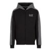 Felpa EA7 con cappuccio in misto cotone