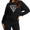 Felpa Guess mesh cristallo
