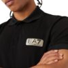 Polo EA7 con logo oro