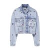 Giacca Tommy Jeans in denim logo