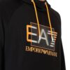 Felpa EA7 con cappuccio visibility in tessuto tecnico