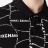 Polo Armani Exchange con logo all over