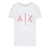 T-shirt Armani Exchange logo a contrasto