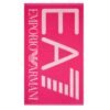 Telo mare EA7 con logo in contrasto