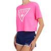T-shirt Guess crop logo frontale