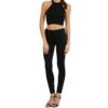 Top Guess in maglia inserto di pizzo