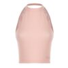 Top Guess in maglia inserto di pizzo
