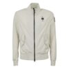 Giubbino Blauer nylon stretch logo