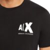T-shirt Armani Exchange cotone organico slim fit con logo