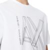 T-shirt Armani Exchange logo frontale