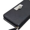 Portafoglio Trussardi ivy zip around logo