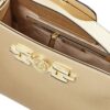 Borsa Pollini mini grained oro