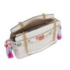 Borsa Pollini Flower Garden con inserti foulard a spalla