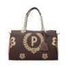 Borsa Pollini heritage bauletto logo