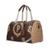 Borsa Pollini heritage bauletto logo