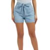 Pantaloncini Guess morbidi in denim logo