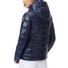 Giubbino Blauer con cappuccio logo strass