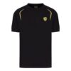T-shirt EA7 soccer misto cotone logo