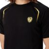 T-shirt EA7 soccer misto cotone logo