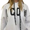 Felpa Icon Gros Grain con Cappuccio