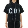 Felpa Icon cropped manica raglan