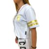 Camicia Icon cropped stampa oro