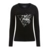 T-shirt Guess longsleeve flower triangle tee