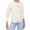 Felpa Donna Guess Sweatshirt Logo Triangle
