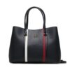 Borsa Tommy Hilfiger th emblem satchel corp