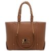 Borsa Love Moschino con doppi manici e logo