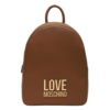 Zaino Love Moschino con logo oro
