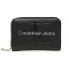 Portafoglio Calvin Klein logo con zip