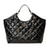 Borsa Twinset shopper trapuntata logo