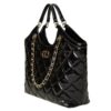 Borsa Twinset shopper trapuntata logo