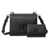 Borsa Twinset a tracolla con logo nero