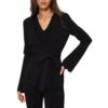 Giacca Twinset Milano blazer in maglia con profili smerlati