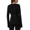 Giacca Twinset Milano blazer in maglia con profili smerlati