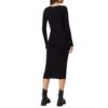 Abito Twinset midi aderente in maglia con fibbia oval