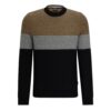 Maglione Hugo Boss in lana lavorato a spina di pesce