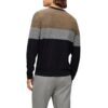 Maglione Hugo Boss in lana lavorato a spina di pesce