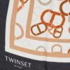 Foulard Twinset in modal con logo over