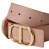 Cintura Twinset in pelle reversibile