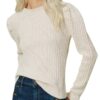 Maglia Twinset a coste con paillettes